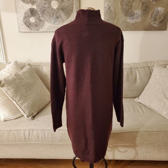 Max Studio Turtleneck Long Sleeve Knit Dress - Picture 6 of 10